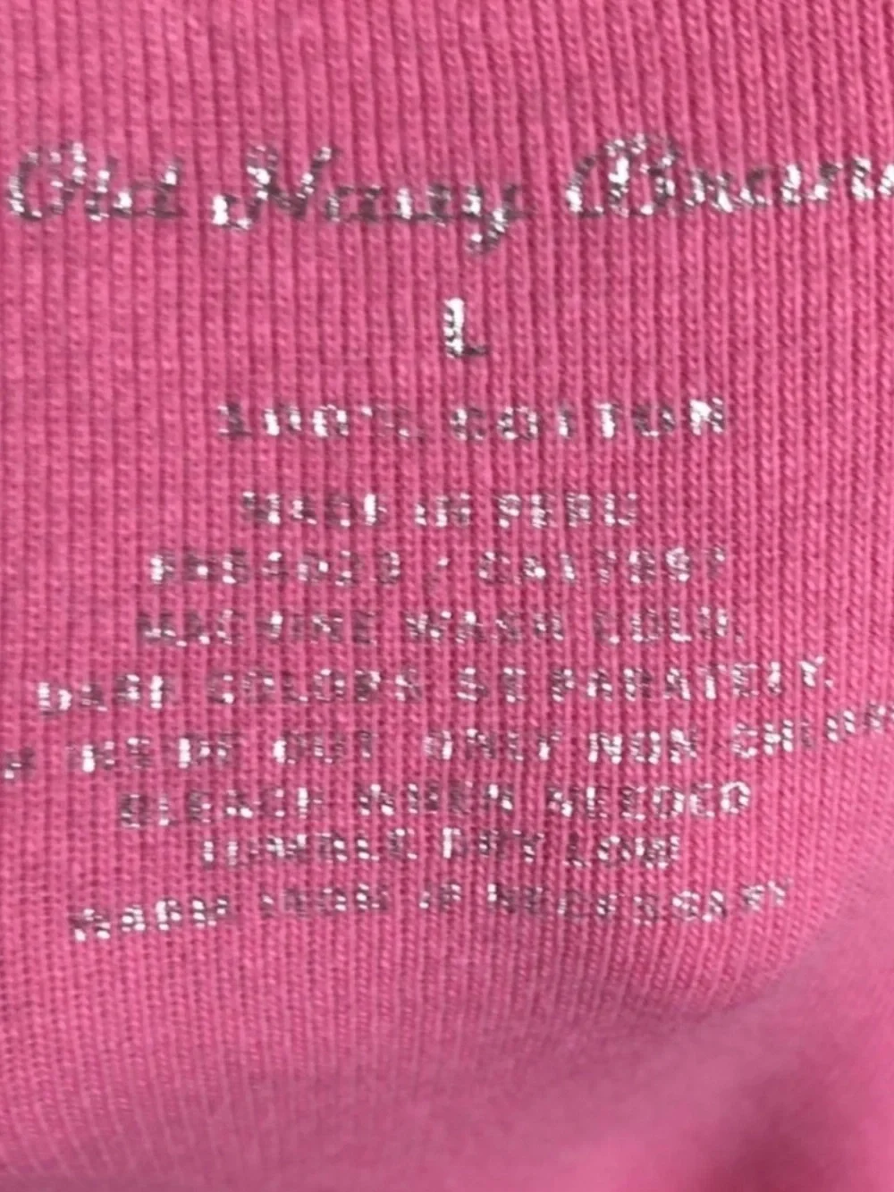 Old Navy Shirt Girls Pink Long Sleeve Crew Neck Tee Shirt Casual Top Girls Large